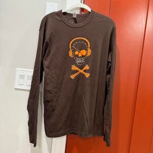 unisex brown long‎ sleeve T-shirt